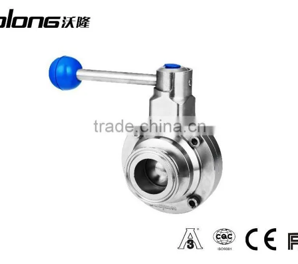 Sanitary Valve Stainless Steel Butterfly Valve