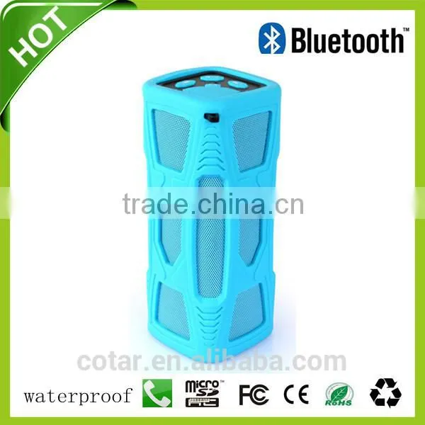 2015 Fancy Design Waterproof Bluetooth Portable Speaker With Handsfree Call photo-2
