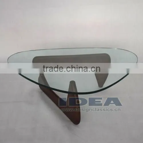 Replica Isamu Nguchi Coffee Table Solid Ash Wooden Base Stained Walnut Color photo-2