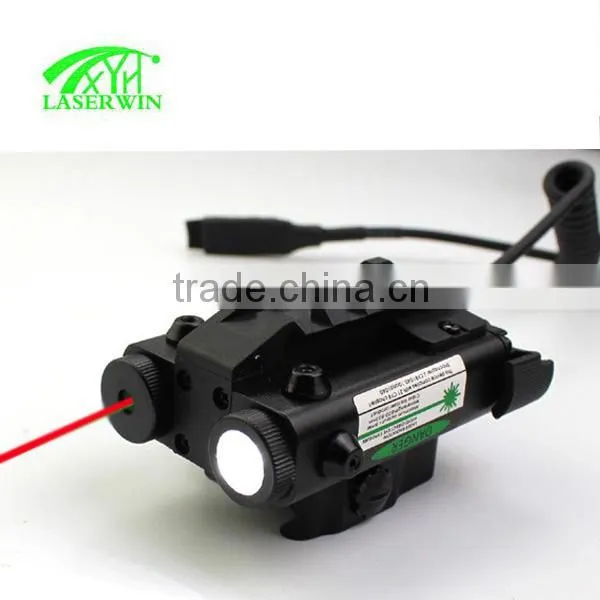 Military Optical Red Laser Sight Riflescope Hunting Red Dot Sight and Tactical Flashlight Combo photo-3