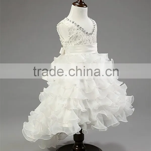 Fashion Latest Children Frocks Designs Fancy Girls Boutique Free Prom Dress TR-WS02 photo-4