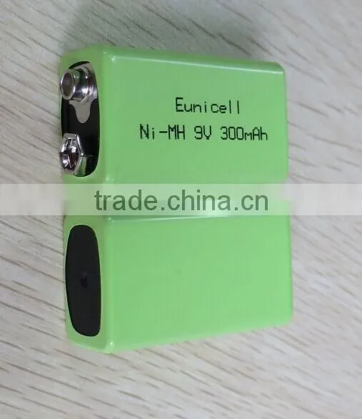 9V NI-MH Rechargeable Battery Eunicell