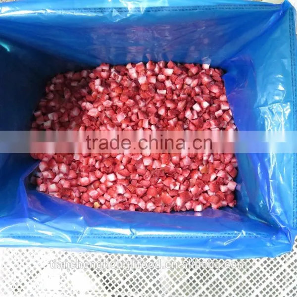 IQF Strawberry Cubes