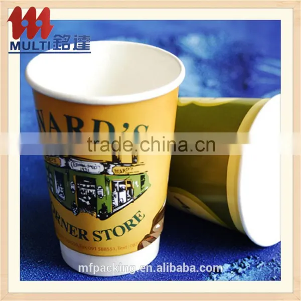Paper Cup Hot Selling High Quality Customer Logo Printed Disposable Cup With Lid Supplier's Choice photo-4