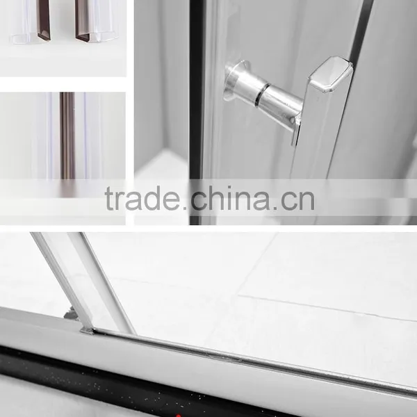 Good Quality and Low Price Sliding Tough Glass Corner Shower Room photo-2