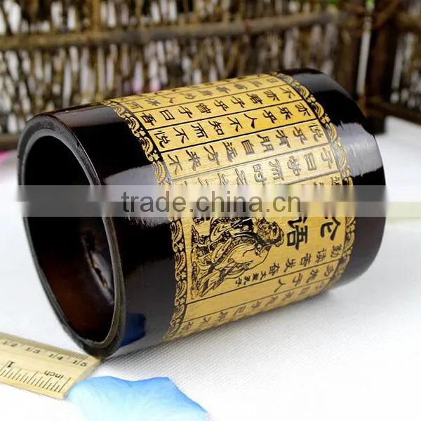 Color Circular Pen Case/Chinese-style Wooden Pen Case photo-2