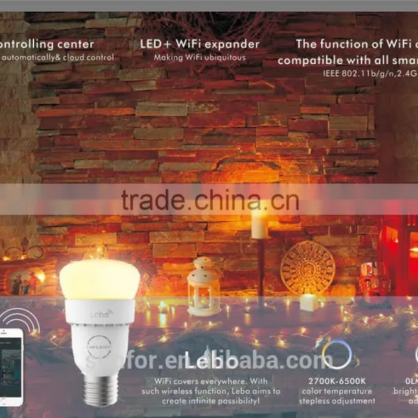Bluetooth Smart Led Light Bulb E27 7W Smart Light Shenzhen China photo-3