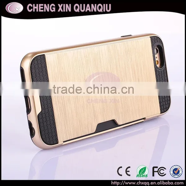 [CX]Luxury Phone Cases For Iphone 6 6s Back Card Holder For Samsung Note 4 Case Galaxy J2 J5 J7 A8 Cover photo-5