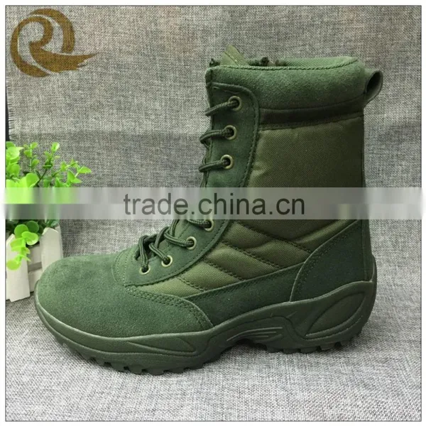 Hot Selling Army Green Leather Tactical Customer Design Military Boots photo-2