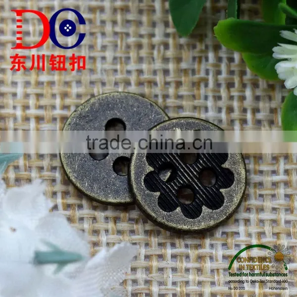 Fashion Design Alloy 4 Hole Sewing Button for Shirt photo-4