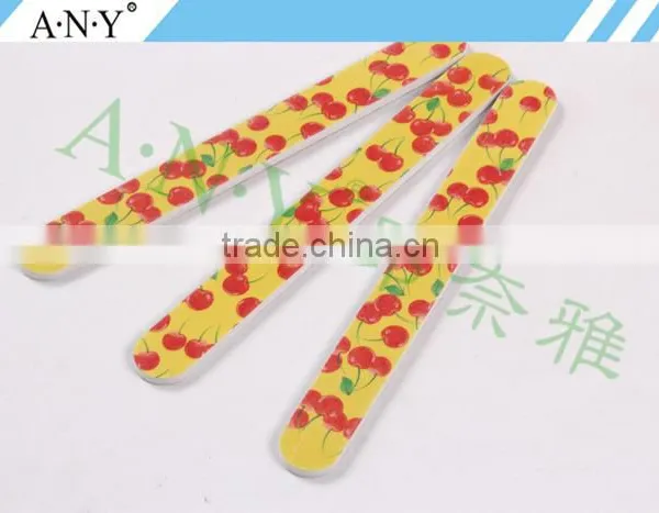 Nail Art Shaping and Polishing Cherry Printing 180 Grit Nail Files OEM Accepted photo-2