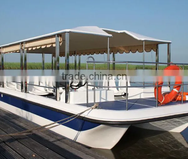 8.6 Catamaran Fiberglass House Boat