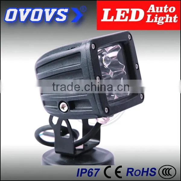 10-30v 12W LED Work Light With Four Color Covers for Truck, Suv, Atv, 4x4 off Road, Heavy Duty Machine photo-3