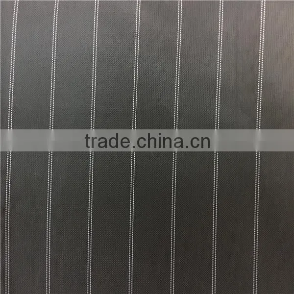 Premium Stripe Polyester Interlining Business Suit Lining Fabric