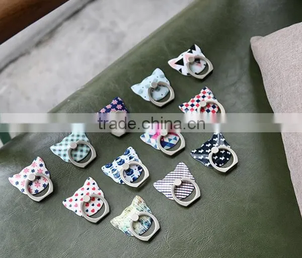Factory Price Smart Slim Metal KickStand Holder For Cell Phone 360 Degree Rotation Ring Buckles Cat Phone Holder photo-3