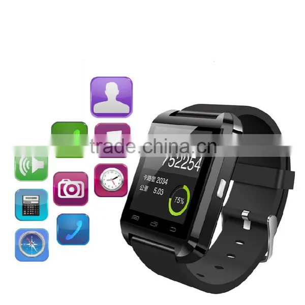2016 New Bluetooth Smartwatches U8 Smart Watch for IOS and Andriod Mobile Phone With Bluetooth Wristwatch Quality Choice