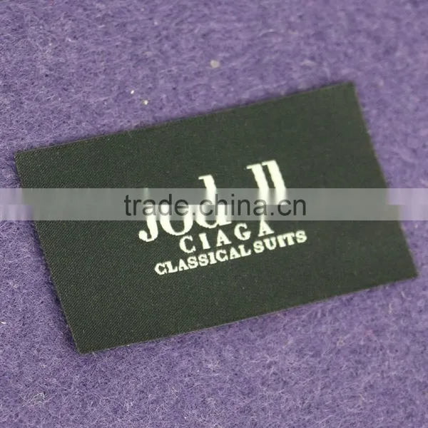 Shenzhen Hot Sale Clothing Center Fold Computerized Woven Label photo-5