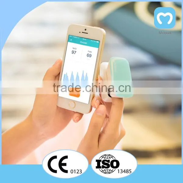 Mini Portable Fingertip Pulse Oximeter Bluetooth Pulse Monitor