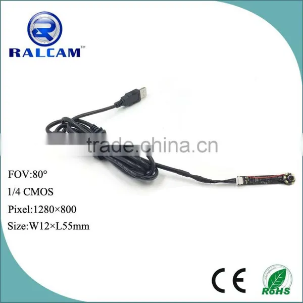1280*800 Resolution 1/4 CMOS Sensor 12mm USB Borescope Camera Module photo-3