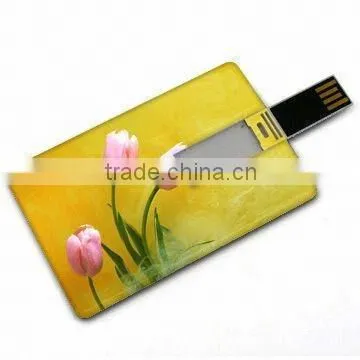 Full Color Printing Busniess Card Usb Flash Drive Bulk Cheap Credit Card Pendrive 8gb photo-3