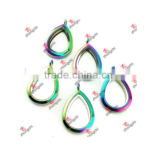 Alloy Rainbow Color Magnets Open Story Charms Lockets Girl Gifts (RLE-51024) photo-2