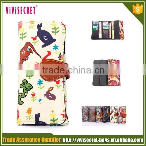 China OEM Online Famous Brands Flower Print School Girl Document Wallet photo-3