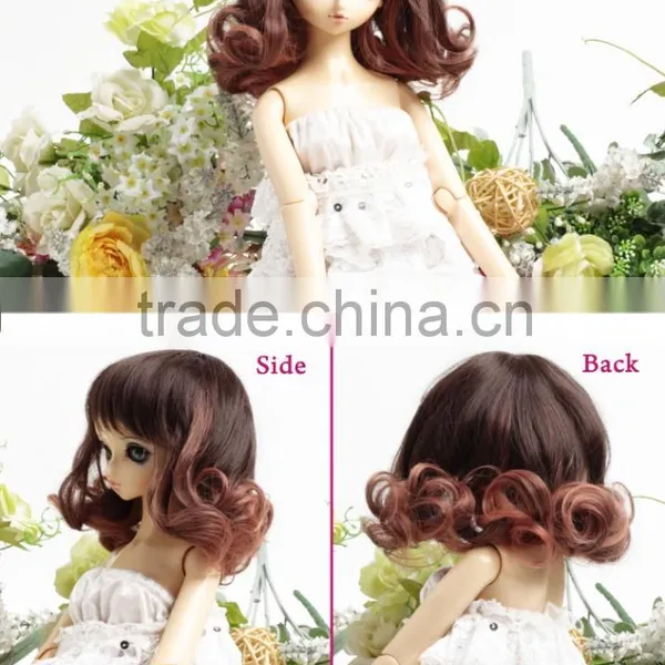 Wholesale Cheap Fashion Cute Girls Doll Wig New Design Wig for Doll photo-2