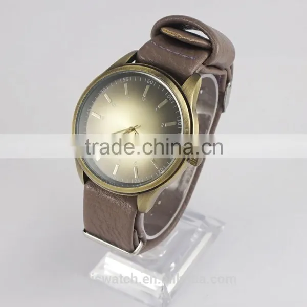 Free Wrist Watches Changeable Leather Band Watch for Men One Piece Leather Band Man Wrist Watch photo-5