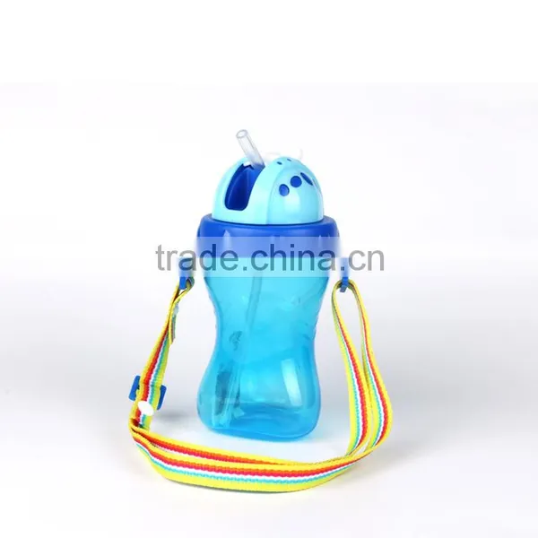 Eco-friendly PP Sippy Cup Water Drinking Bottle With Silicone Tube photo-3