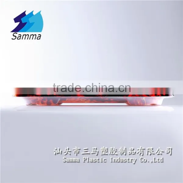 KW-0008TS-RB Clear Lid Disposable Plastic Sushi Plate photo-4