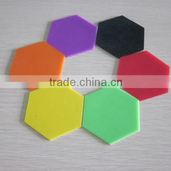 Hot Selling Silicone Polygon Coaster Baking Clean Mat photo-2