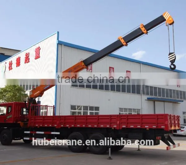 12ton Crane With Telescope Arms, SQ12S4, Hydraulic Crane on Truck. photo-2