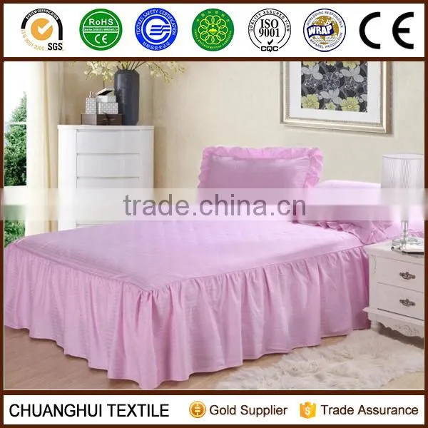 striped BED SPREAD and pillow case