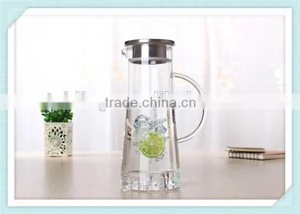 Borosilicate Double Wall Tea Glass Bottle Heat-resistant Double Wall Glass Pitcher With High Quality photo-5