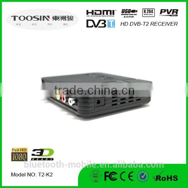 OEM/ODM HD 1080P DVB T2 Mini FTA Digital Decoder Set Top Box Terrestrial Receiver photo-2