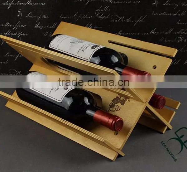 2015 New Product! Unique Not Closed Multi Function Wooden Wine Box photo-4