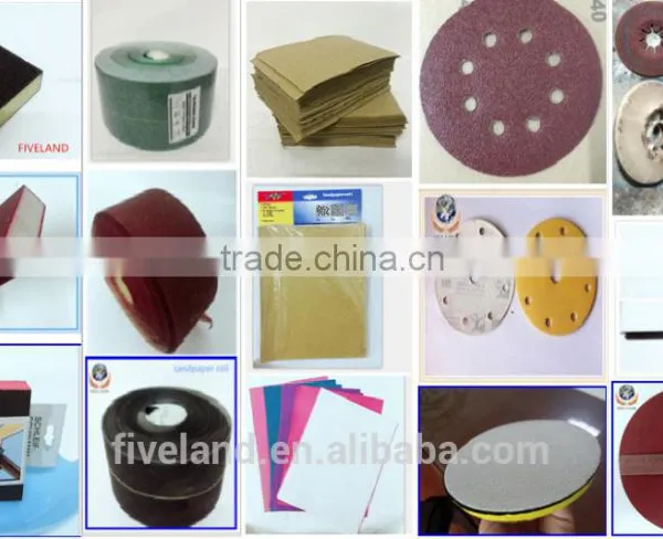 Various Size Aluminium Oxide Glass Sand Abrasive Sandpaper Rolls for Polishing Metal or Wood photo-6