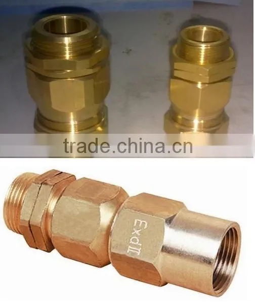 Good Quality Explosion Protected Brass Metal Cable Gland photo-2