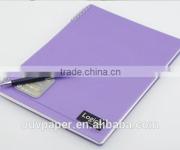 a4 Plastic Cover Spiral Notebook Plastic Binding