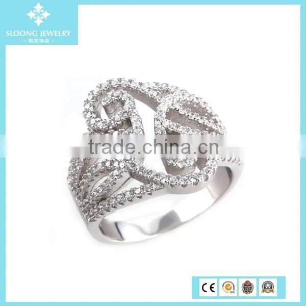 Factory Directly Wholesale Latest Design Weddind Artificial Diamond Ring photo-5
