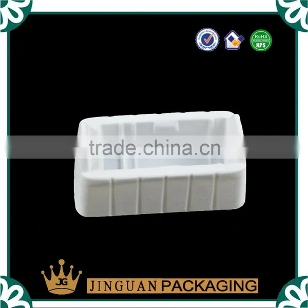 White Flocking PVC Plastic Cosmetic Tray photo-6