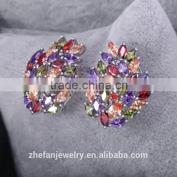 Indian Peacock Designer Earrings Top Design photo-3