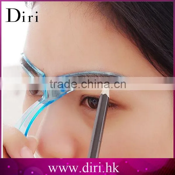 China Factory Plastic DIY Shaping Eyebrow Template, Eyebrow Shape Stencil, Makeup Grooming Tool photo-3