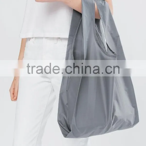 Compactable Reusable Shopping Tote/Grocery Bag With Pouch photo-3