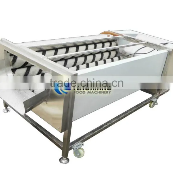 Commercial Potato Ginger Washer and Peeler Turnip Ginger Melon Fruit Ginger Washing and Peeling Machine photo-3
