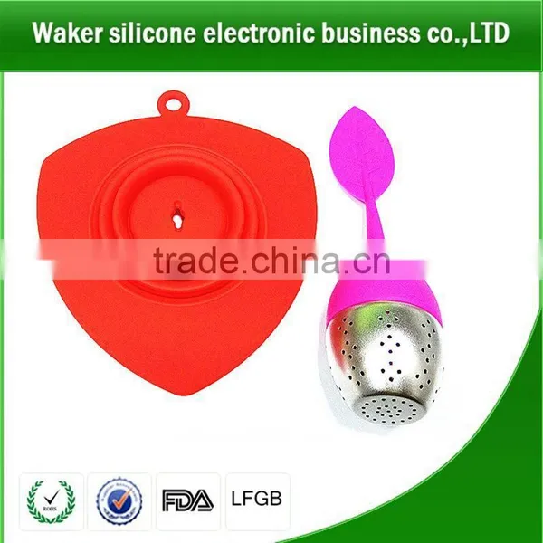 2017 Silicone Fashionable Red Coffee Maker photo-4