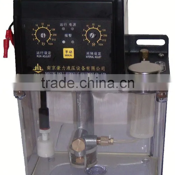 log loader trailer lubrication pump