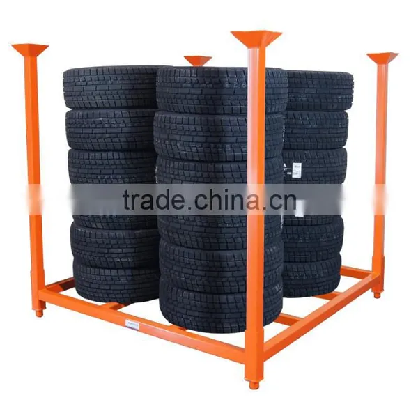 Warehouse Use Heavy Duty Stackable Pallet Tire Rack PR2001 photo-4