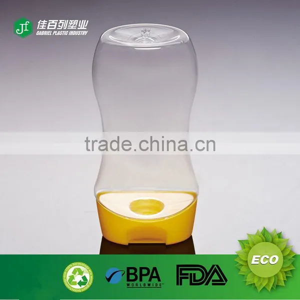 340ml Upside Down With Silicone Cap Squeeze Bottle Food Grade Plastic Jars Custom Logo Free Samples Honey Jars photo-5