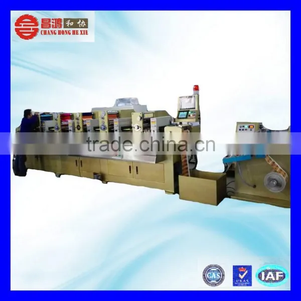 CH-300 China Manufacture 4-8 Colour Waterproof Scratch off Label Intermittent Printing Machine photo-5